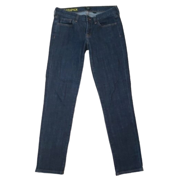 J. Crew ~Woman Size 27~ Blue Denim Toothpick Jean Stretch Skinny Pants. - Picture 1 of 11